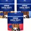 Bundle: Variety Pack - Chewy Natural Dental Chew Treats (FORMERLY TRUE ACRE FOODS): Peanut Butter, Original & Beef Flavors