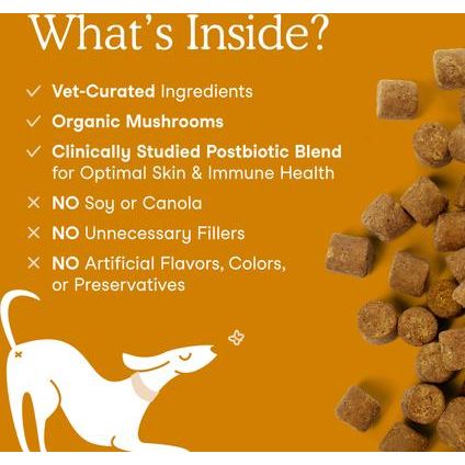 Suplemento masticable blando para perros con alergias e inmunidad, 30 unidades