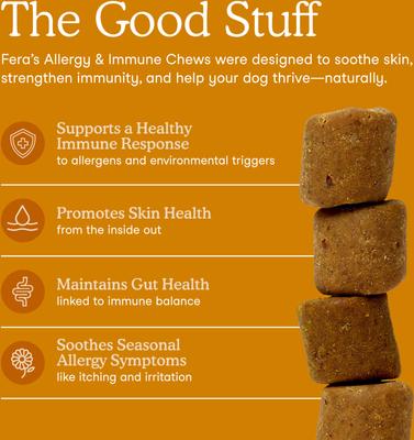 Allergy & Immune Support Soft Chew Supplement for Dogs, 30 count