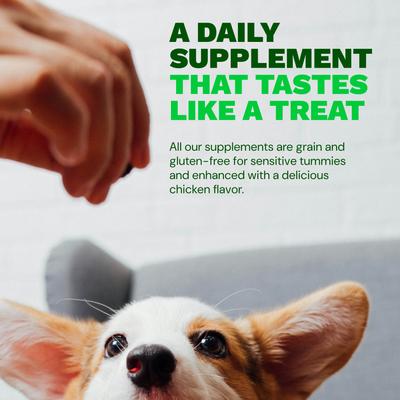 Calm+ Chicken Flavored Soft Chew Calming Stress & Anxiety Support Supplement for Dogs, 90 count