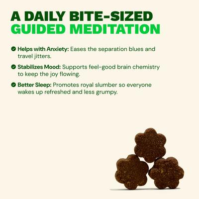 Calm+ Chicken Flavored Soft Chew Calming Stress & Anxiety Support Supplement for Dogs, 90 count