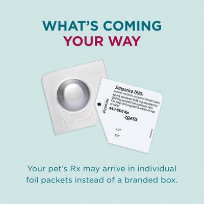 Chewable Tablet for Dogs, 22.1-44.0 lbs, (Teal Box), 1 Chewable Tablet (1-mo. supply)