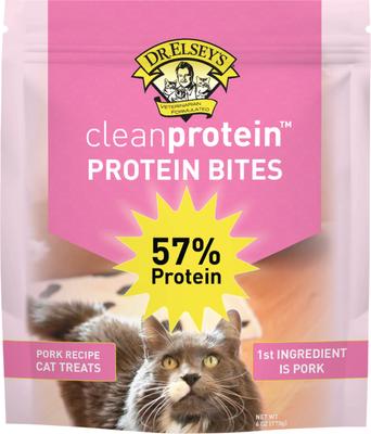 cleanprotein Protein Bites Pork Crunchy Cat Treats, 6-oz bag