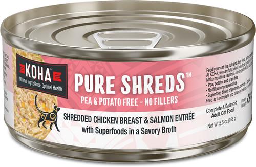Pure Shreds Chicken Breast Entrée Grain-Free Wet Cat Food, 5.5-oz can, case of 12