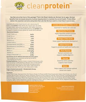 cleanprotein Protein Bites Turkey Crunchy Cat Treats, 6-oz bag