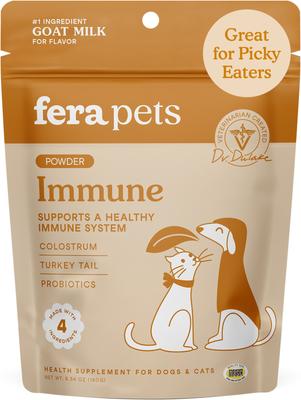 Immune Goat Milk Powder Supplement for Dogs & Cats, 6.34-oz pouch
