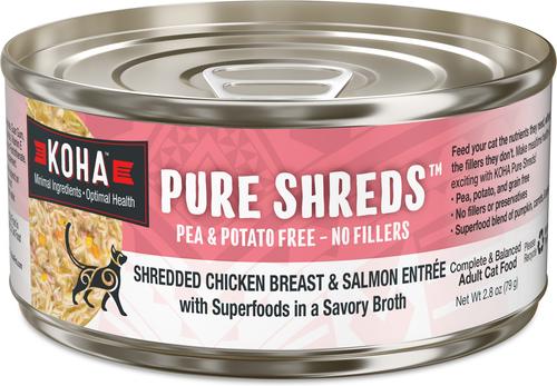 Pure Shreds Chicken Breast Entrée Grain-Free Wet Cat Food, 5.5-oz can, case of 12
