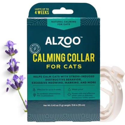 Collar calmante para gatos a base de plantas naturales