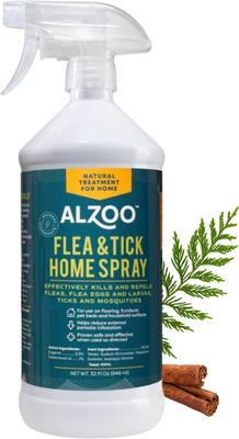 Natural Plant Based Flea & Tick Home Spray for Dogs & Cats, 32-fl oz bottle