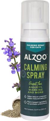 Natural Plant Based Calming Cat Spray, 3.4-fl oz bottle