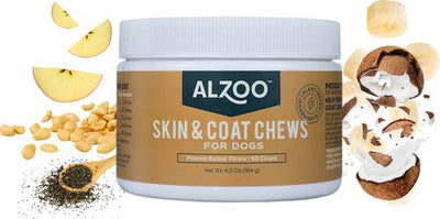 Skin & Coat Soft Chews Supplement for Dogs, 90 count