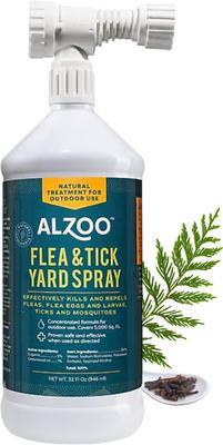 Natural Plant Based Flea & Tick Yard Spray for Dogs & Cats, 32-fl oz bottle