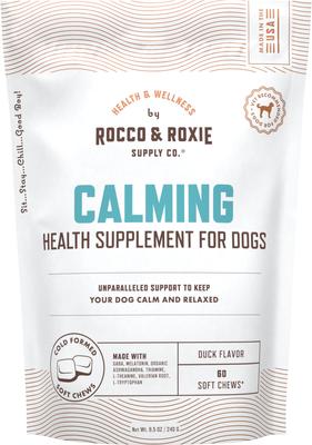 Duck Flavored Calming Soft Chew Supplement for Dogs, 60 count