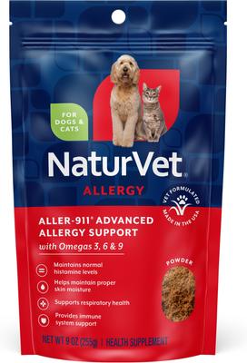 Aller-911 Allergy Aid Supplement Powder for Dogs & Cats, 9-oz bag