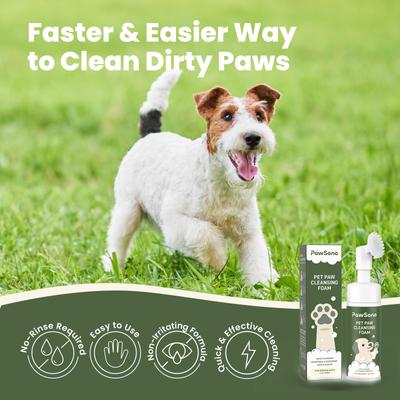Dog & Cat Paw Cleansing Foam, 5-fl oz bottle