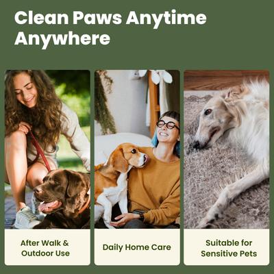 Dog & Cat Paw Cleansing Foam, 5-fl oz bottle