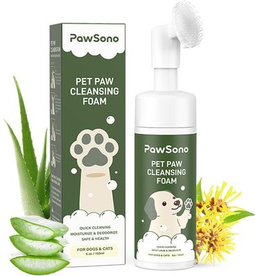 Dog & Cat Paw Cleansing Foam, 5-fl oz bottle
