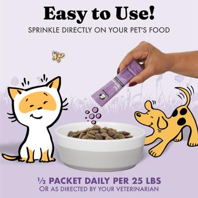 Green Lipped Mussel & Krill Powder Mobility, Hip & Joint Supplement for Dogs & Cats, 30 count