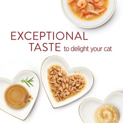 Four Course Adult Chicken, Beef, Salmon & Tuna Variety Pack Pate Wet Cat Food, 7.75-oz box