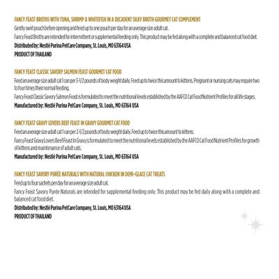 Four Course Adult Chicken, Beef, Salmon & Tuna Variety Pack Pate Wet Cat Food, 7.75-oz box