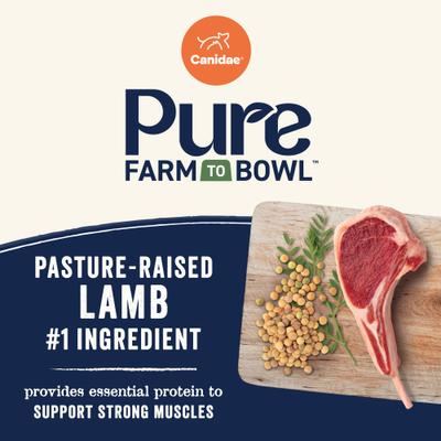 Pure Farm To Bowl Small Breed Pasture-Raised Lamb & Lentil Recipe Dry Dog Food, 4-lb bag