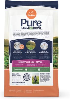 Pure Farm To Bowl Small Breed Wild-Caught Salmon & Lentil Recipe Dry Dog Food, 4-lb bag