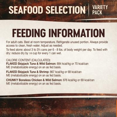 CORE Signature Selects Seafood Selection Variety Pack Canned Cat Food, 2.8-oz, case of 8