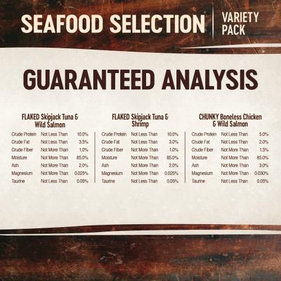 CORE Signature Selects Seafood Selection Variety Pack Canned Cat Food, 2.8-oz, case of 8