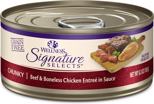 CORE Signature Selects Chunky Boneless Chicken & Turkey Entree in Sauce Grain-Free Canned Cat Food, 5.3-oz, case of 12