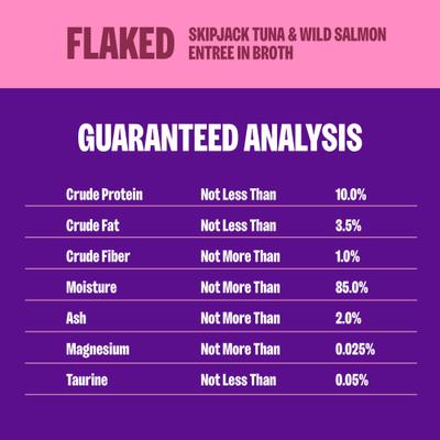 CORE Signature Selects Flaked Skipjack Tuna & Wild Salmon Entree in Broth Grain-Free Canned Cat Food, 5.3-oz, case of 12