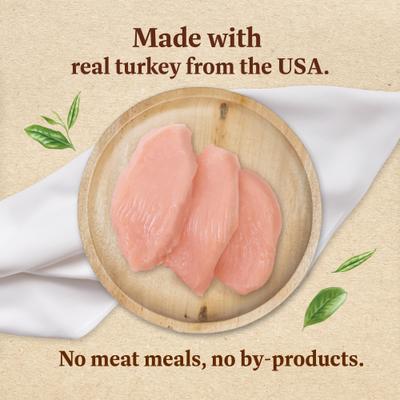 Natural Real Turkey Meat Adult Dental Dog Treats, 2.2-lb bag