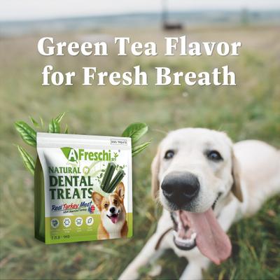 Natural Real Turkey Meat Adult Dental Dog Treats, 2.2-lb bag