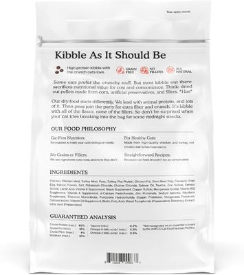 Cat Person by Weruva Chicken & Turkey Grain-Free Dry Cat Food, 4-lb bag