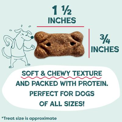 Bacon Me Crazy Meaty Tenders Soft & Chewy Dog Treats, 8-oz bag