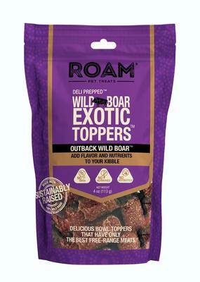 Wild Boar Toppers Chicken-Free Soft & Chewy Training Dog Treats, 4-oz bag
