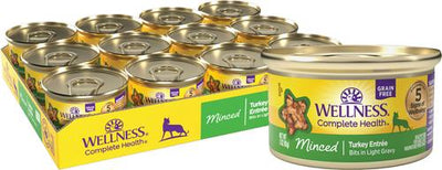 Complete Health Minced Turkey Entree Grain-Free Canned Cat Food, 3-oz, case of 24