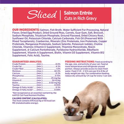 Complete Health Sliced Salmon Entree Grain-Free Canned Cat Food, 3-oz, case of 24