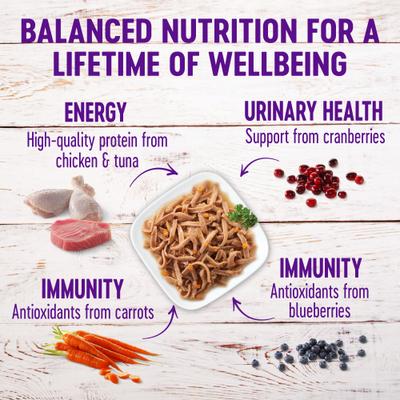 Complete Health Healthy Indulgence Shreds Grain-Free Variety Pack Cat Food Pouches, 3-oz, case of 32