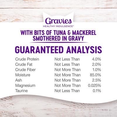 Complete Health Healthy Indulgence Gravies with Bits of Tuna & Mackerel Smothered in Gravy Grain-Free Wet Cat Food Pouches, 3-oz, case of 24