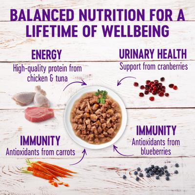 Complete Health Healthy Indulgence Morsels Grain-Free Variety Pack Cat Food Pouches, 3-oz, case of 32