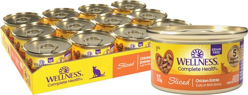 Complete Health Sliced Chicken Entree Grain-Free Canned Cat Food, 5.5-oz, case of 24