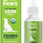 Organic 250mg Full Spectrum Hemp Extract Tincture Calming Supplement for Dogs, 1-fl oz bottle