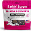 Barkin Burger Salmon & Pumpkin Grain-Free Dehydrated Dog Treats, 16-oz bag
