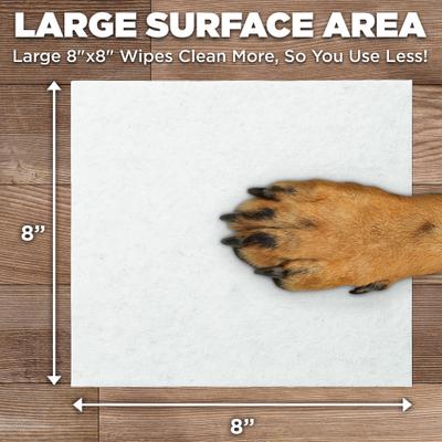 Toallitas para eliminar olores de mascotas, 100 unidades