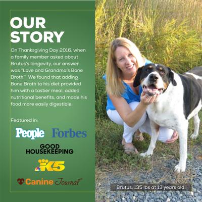 Chicken Bone Broth Hip & Joint with Glucosamine Dog Food Topper, 32-oz box