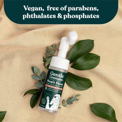 Magic Foam Waterless Shampoo Dog & Cat Paw Cleaner, 5.07-fl oz bottle