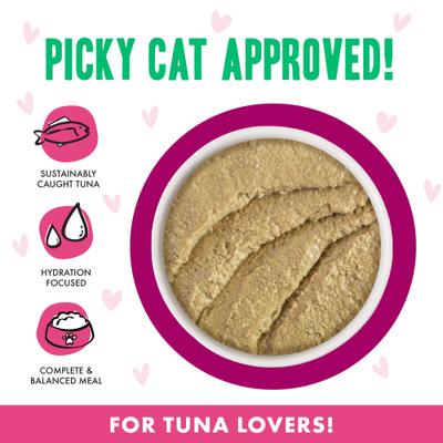 Play Pate Lovers Tuna & Duck Double Dare Wet Cat Food, 5.5-oz can, pack of 8