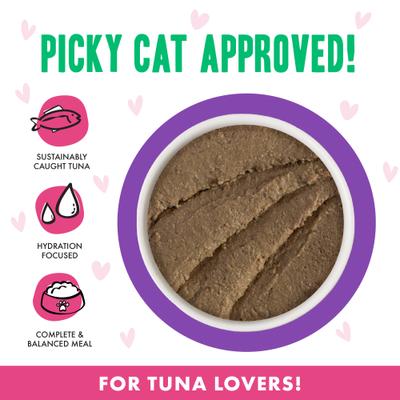 Play Pate Lovers Tuna & Beef Bodacious Wet Cat Food, 5.5-oz can, pack of 8