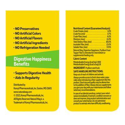 Digestive Happiness Powder Supplement for Dogs, 8.46-oz bag