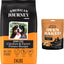 Bundle: American Journey Grain-Free Chicken & Sweet Potato Recipe Dry Dog Food + Peanut Butter Recipe Grain-Free Oven Baked Crunchy Biscuit Dog Treats